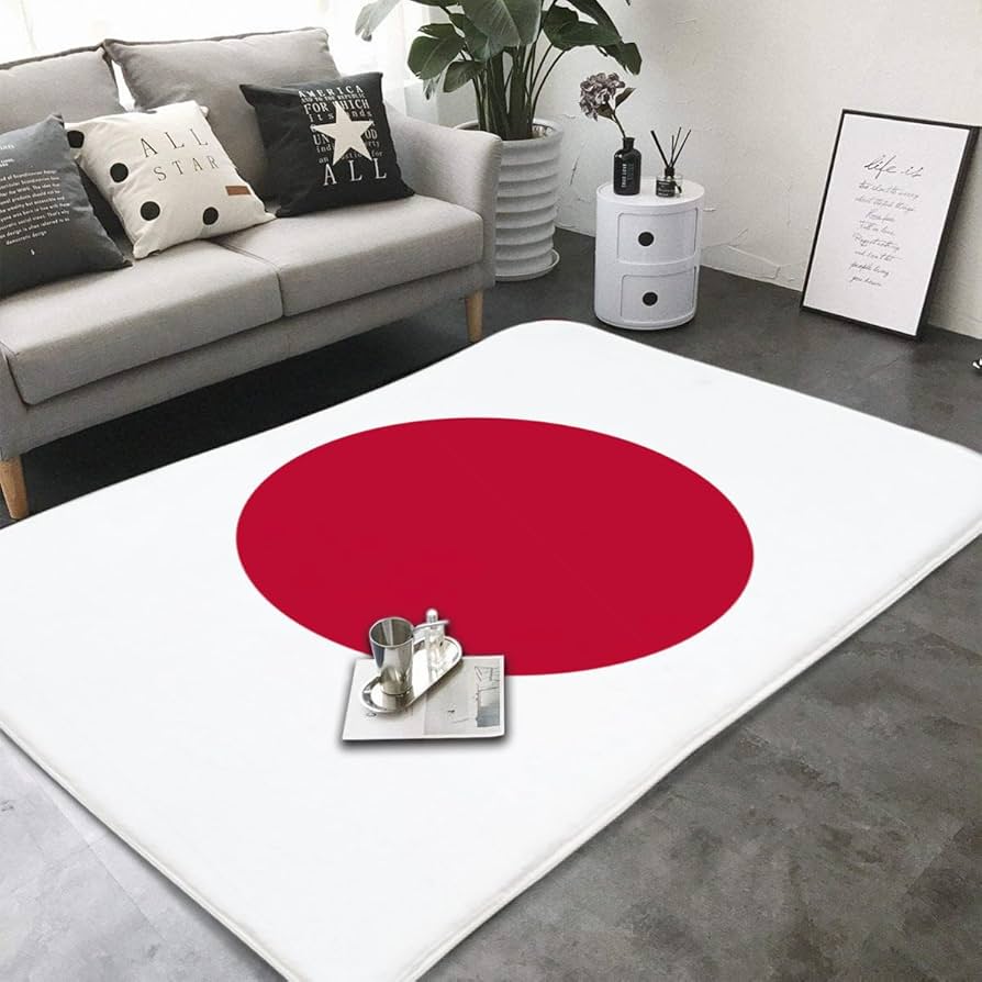 Amazon｜カーペット 日本国旗 日の丸 ラグマット 100×150cm 絨毯